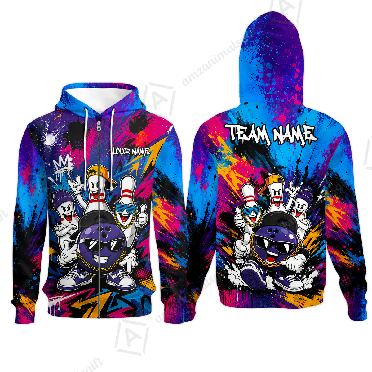 Zip Hoodie||