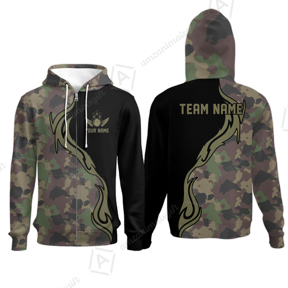 Zip Hoodie||