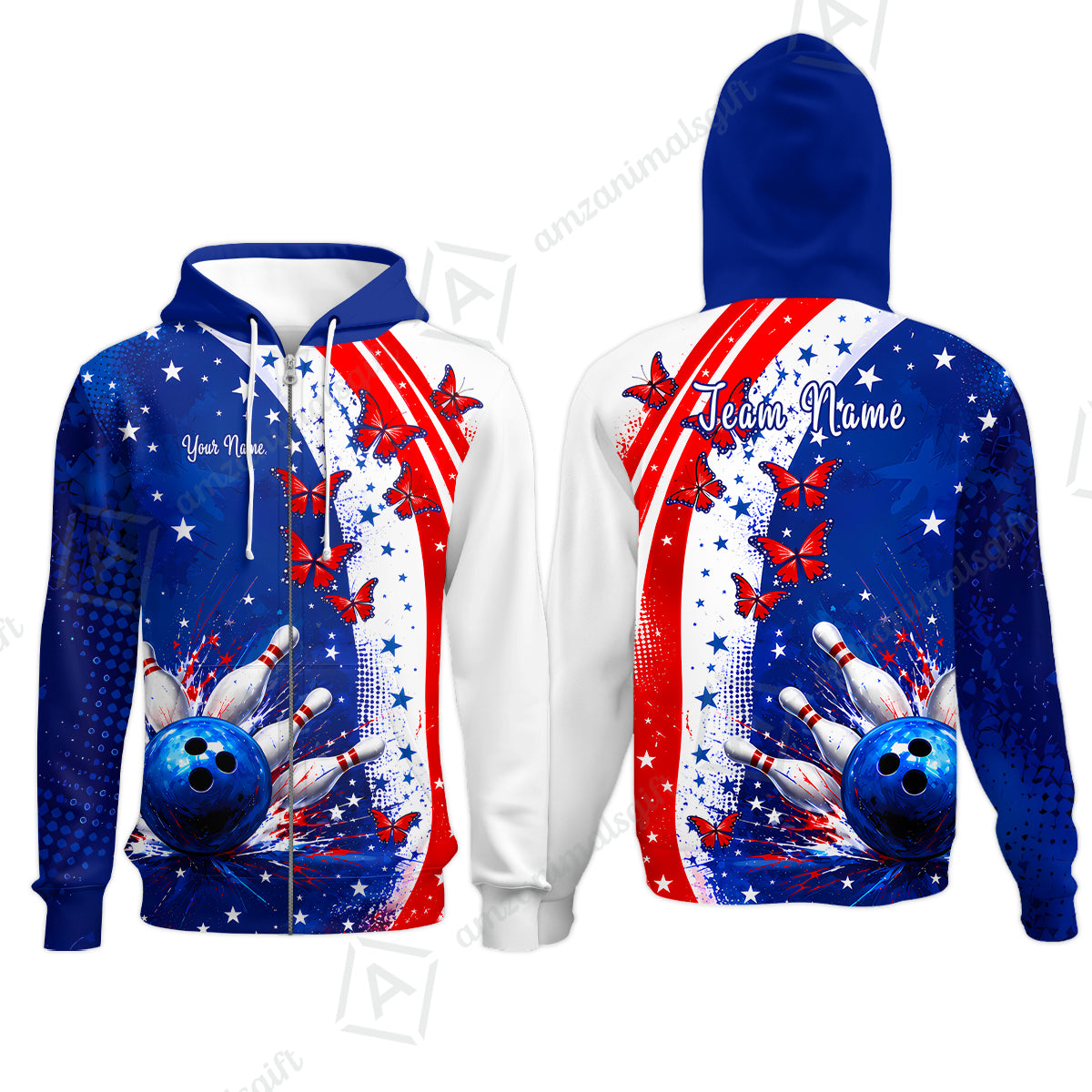 Zip Hoodie||