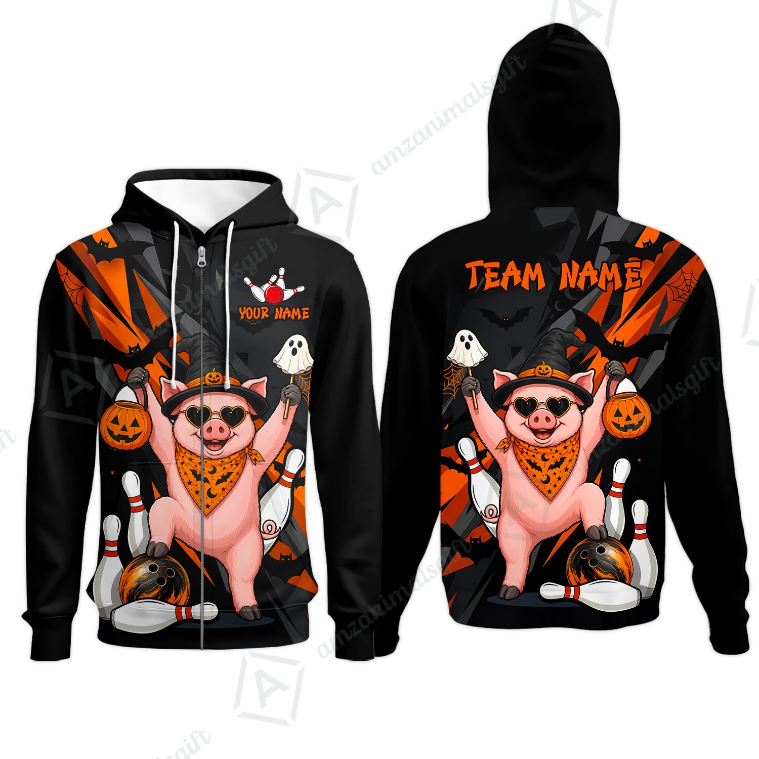 Zip Hoodie||