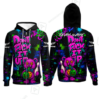 Zip Hoodie||Pink