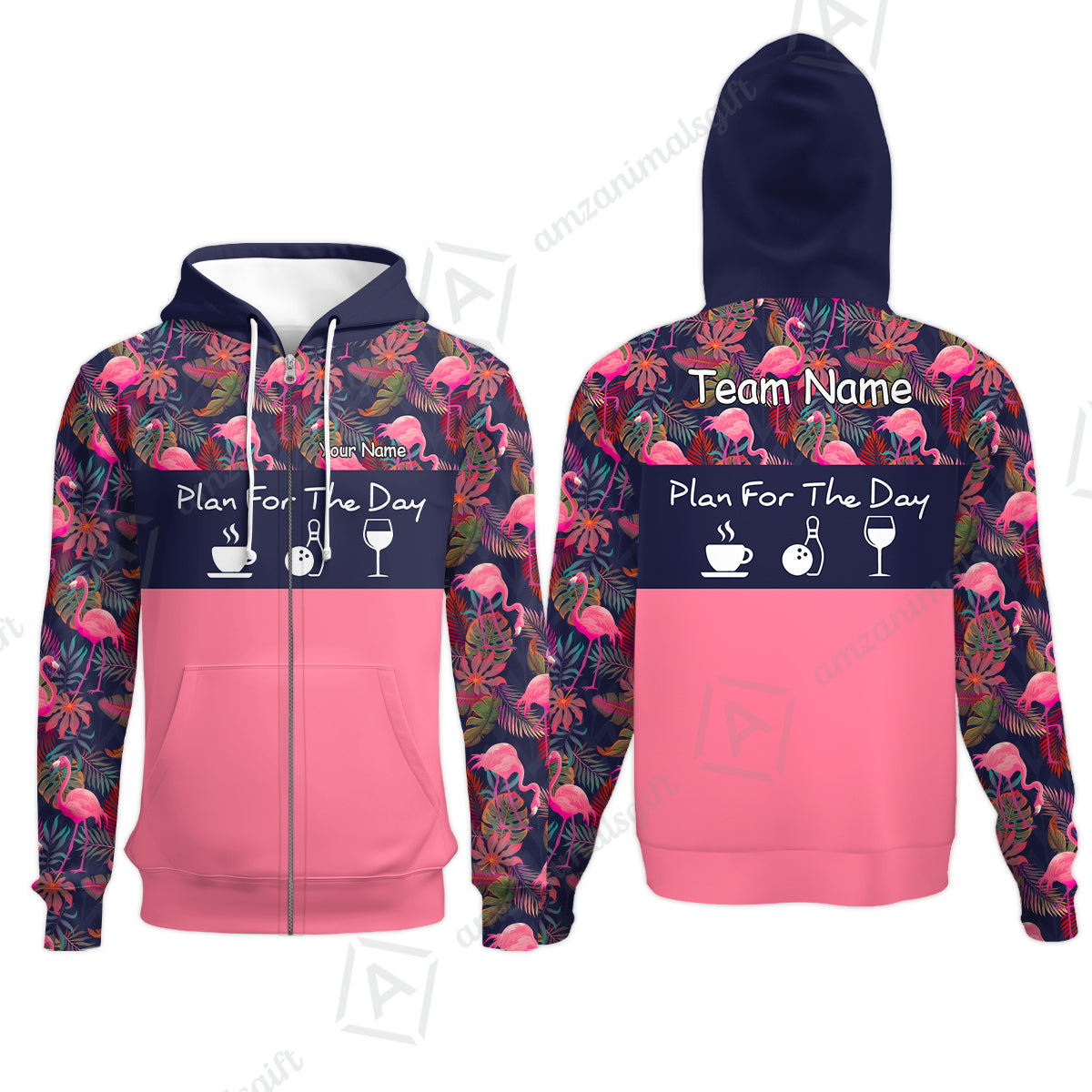 Zip Hoodie||