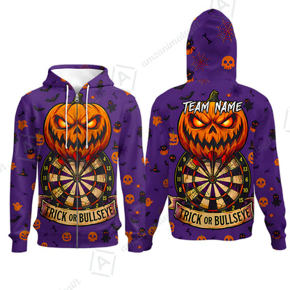 Zip Hoodie||Purple