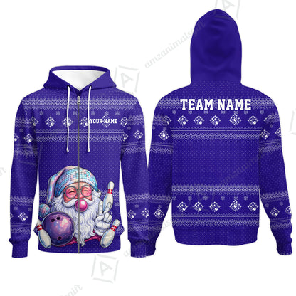 Zip Hoodie||Purple