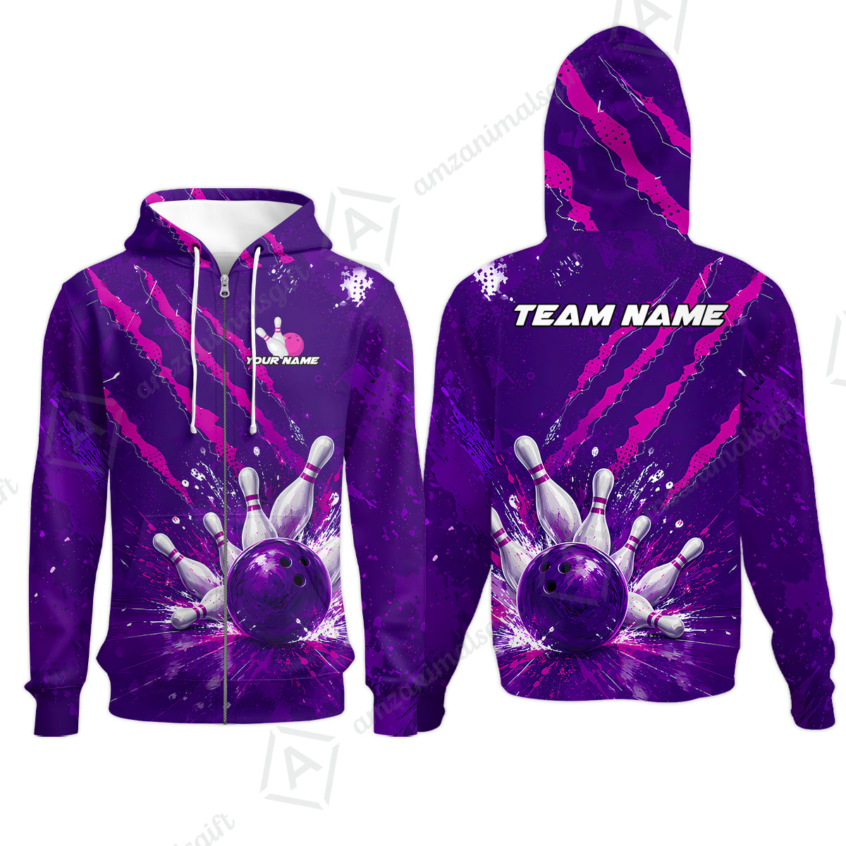 Zip Hoodie||
