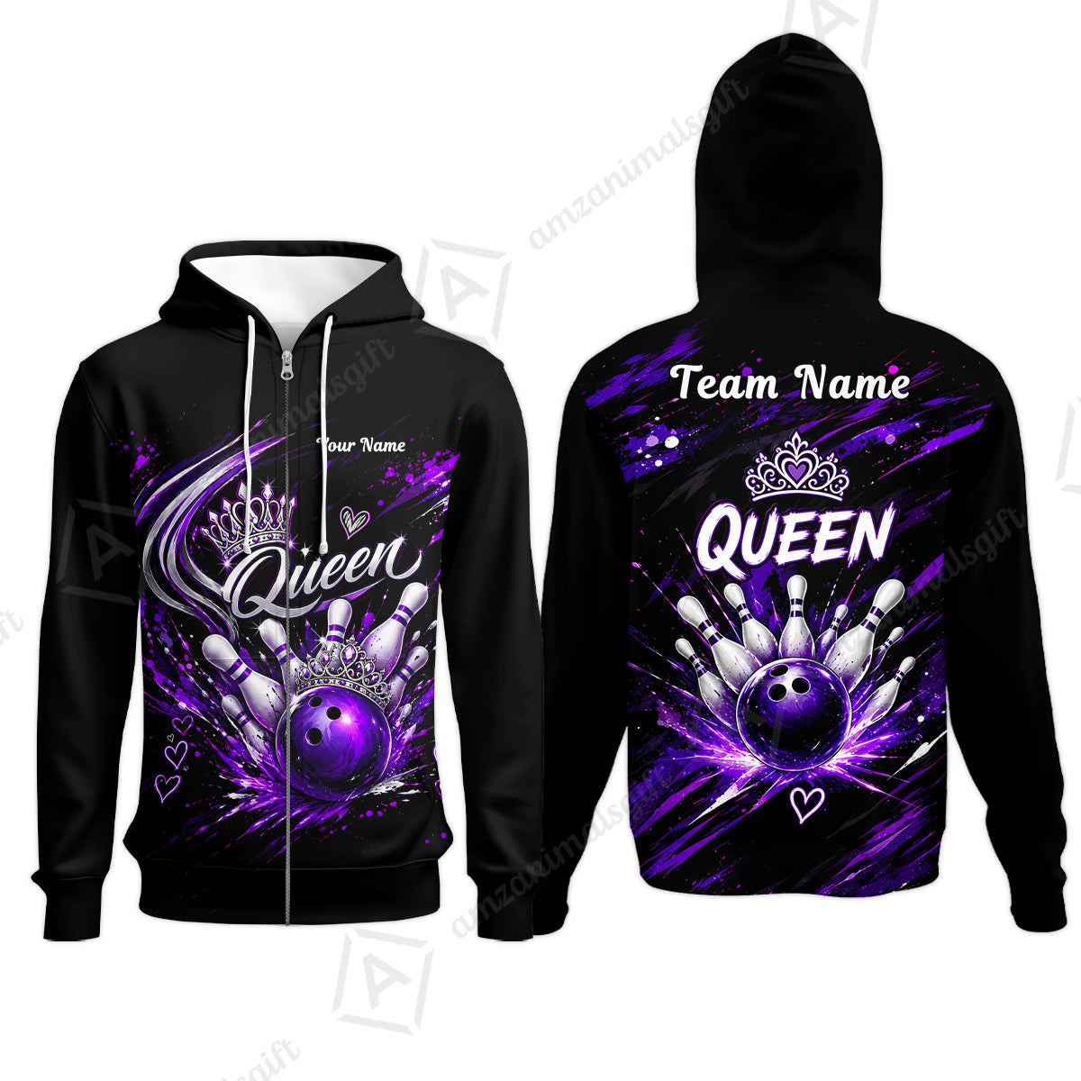 Zip Hoodie||