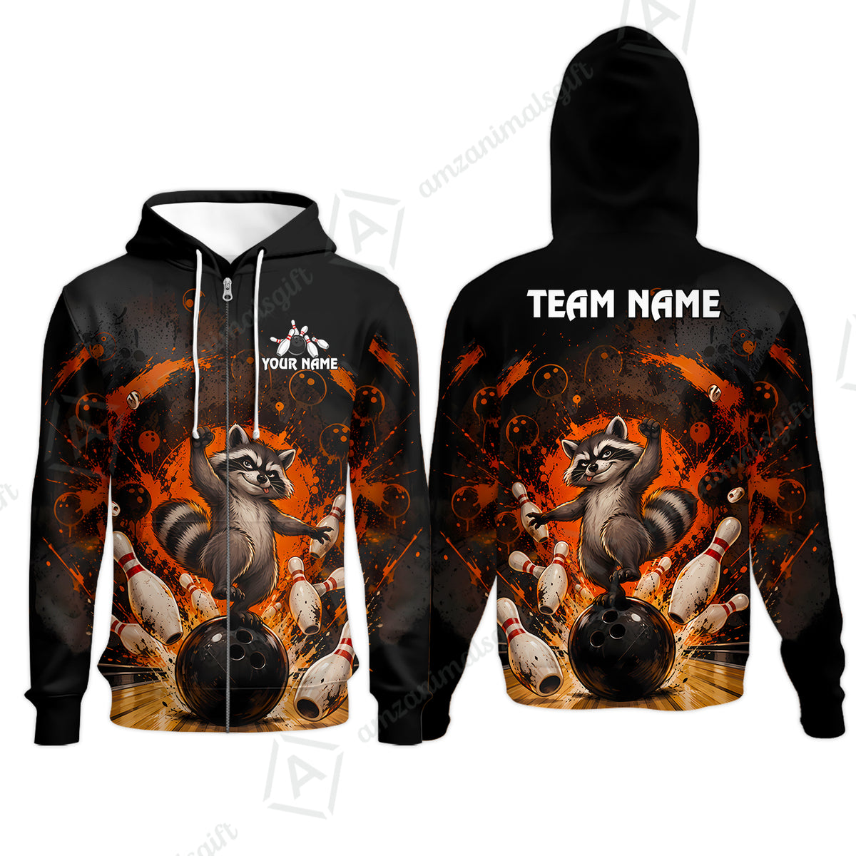 Zip Hoodie||