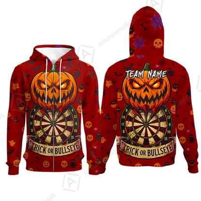 Zip Hoodie||Red