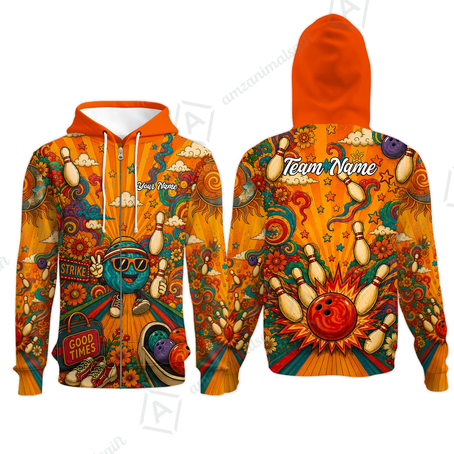 Zip Hoodie||