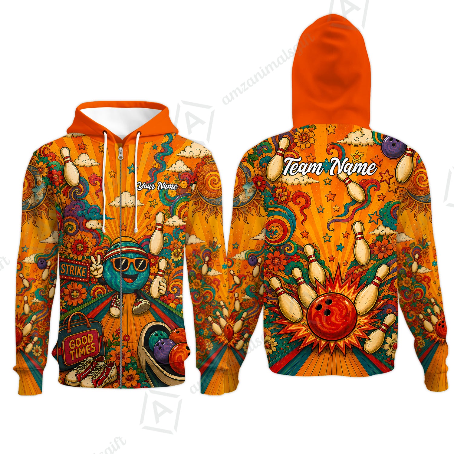Zip Hoodie||