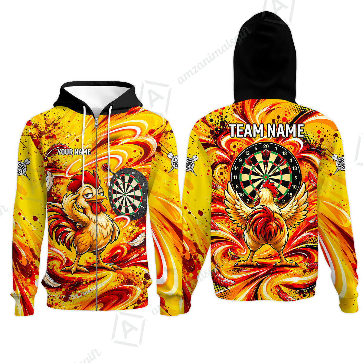 Zip Hoodie||