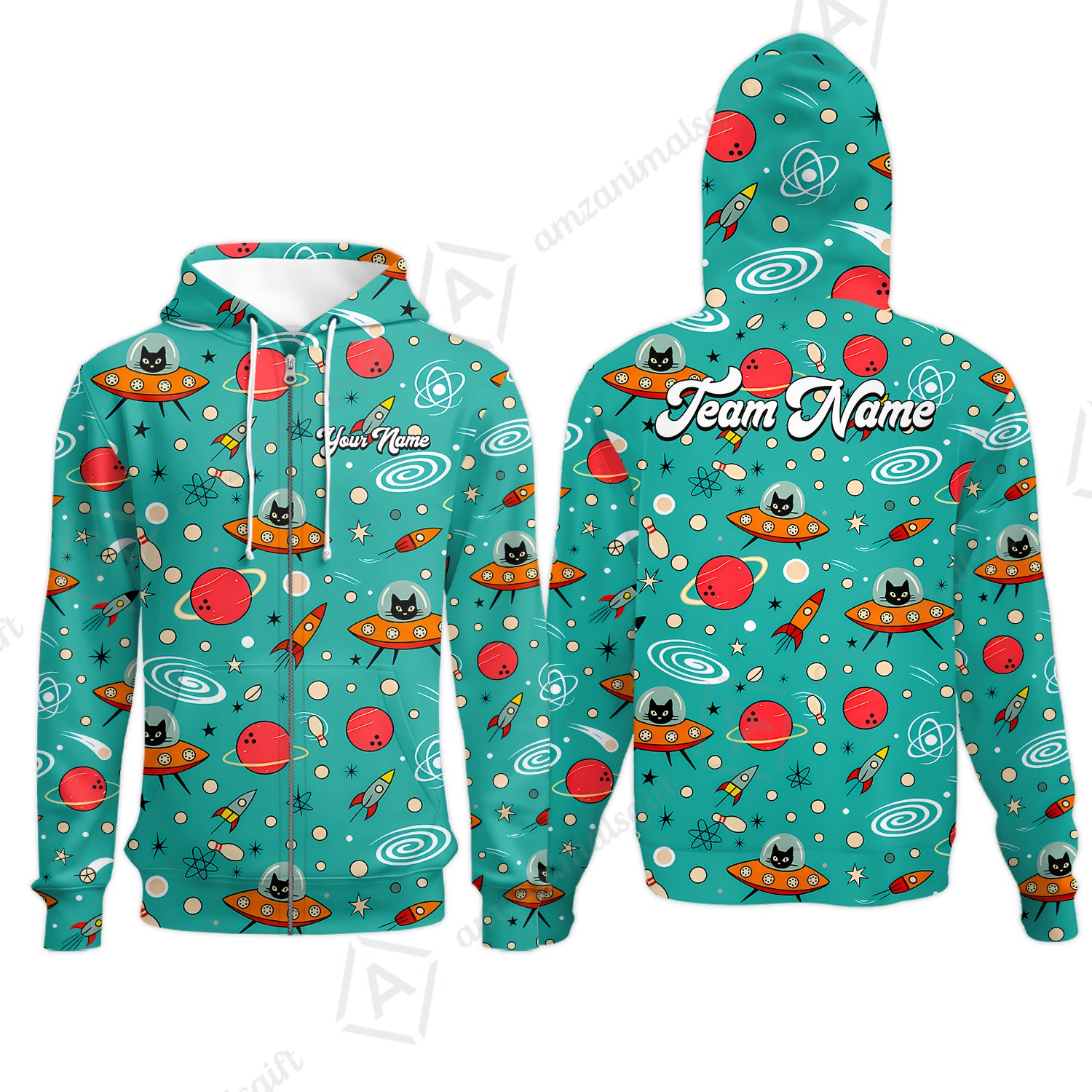 Zip Hoodie||