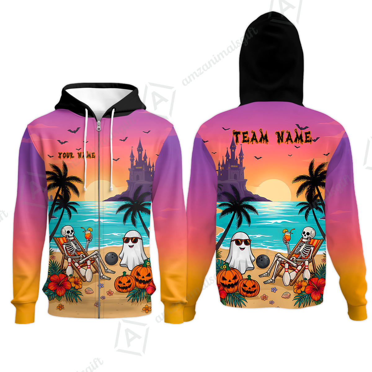 Zip Hoodie||