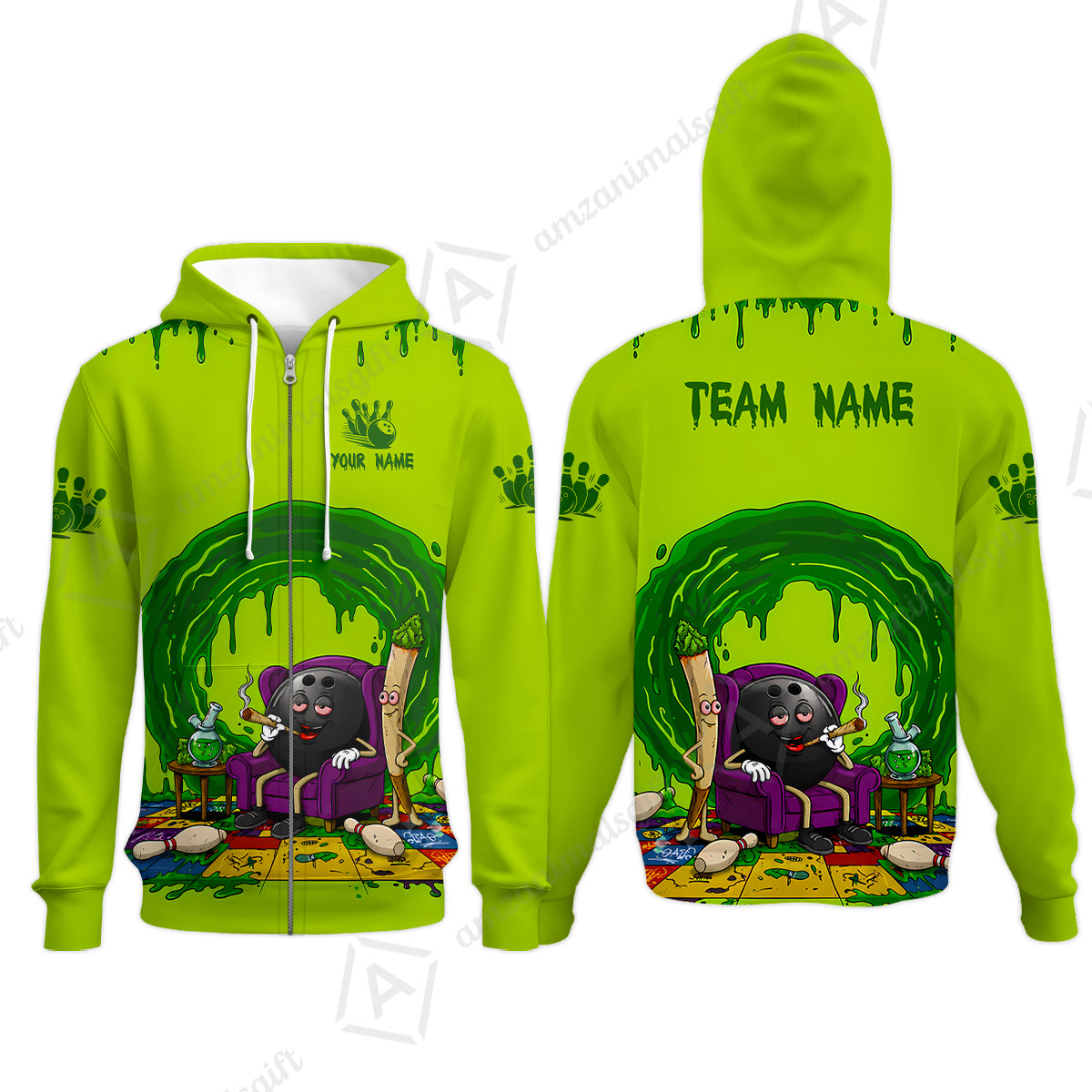 Zip Hoodie||