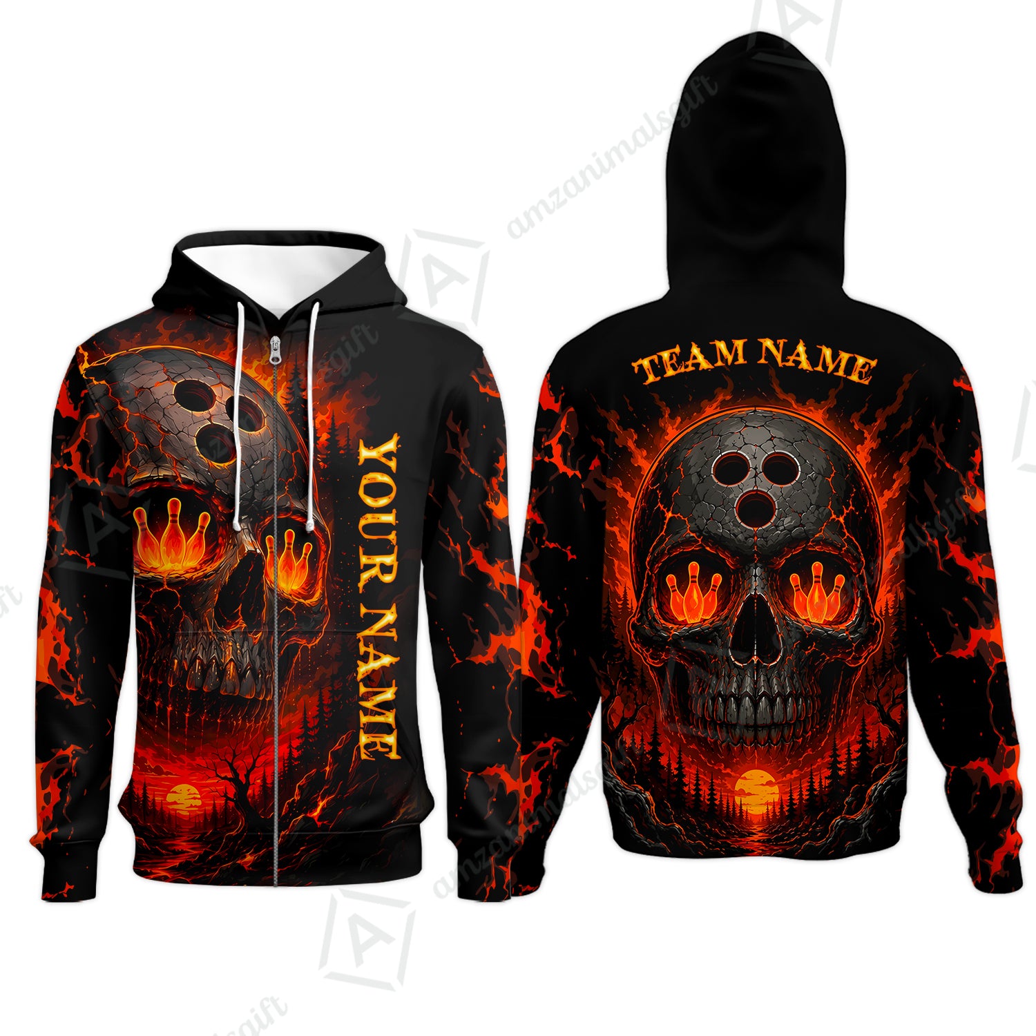 Zip Hoodie||