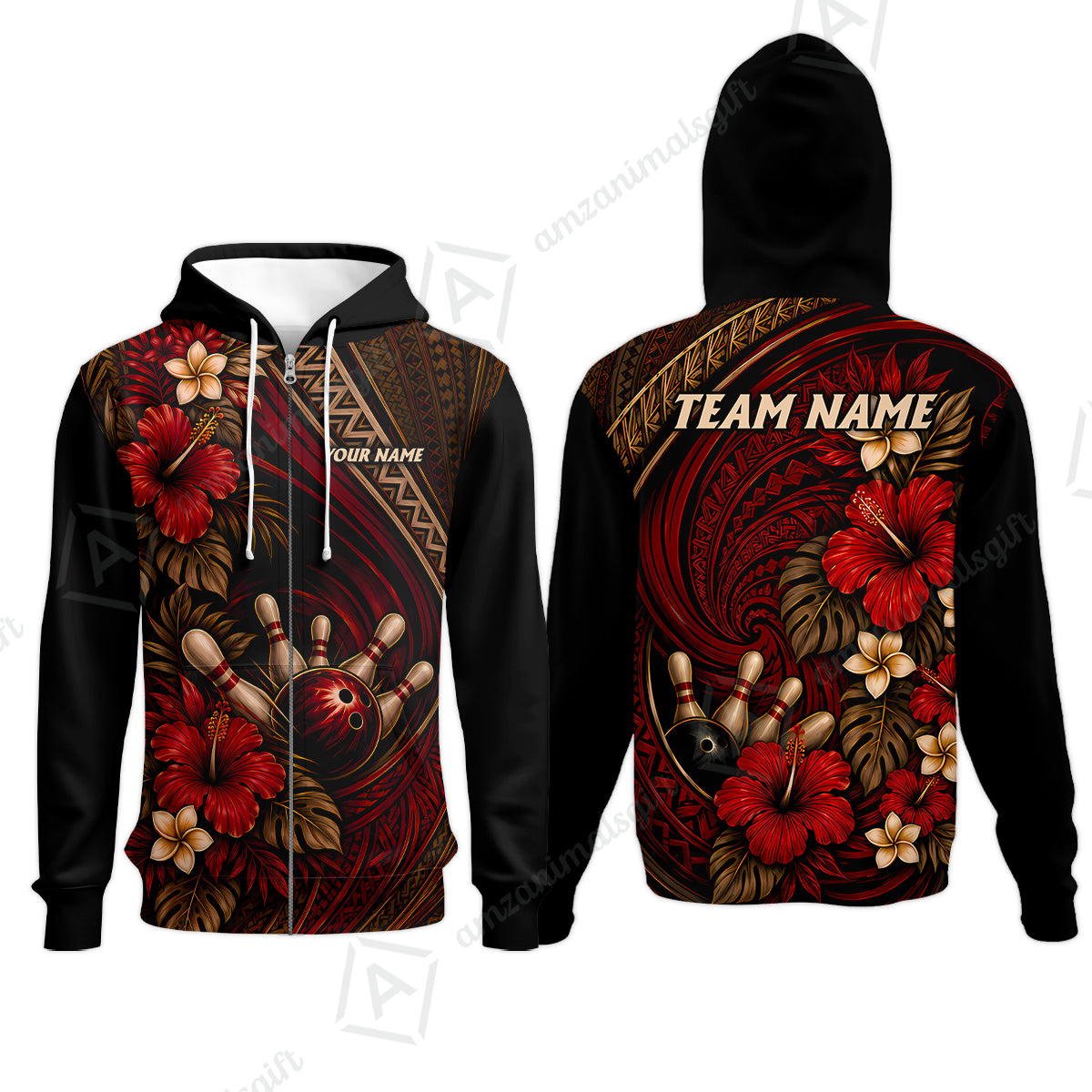 Zip Hoodie||