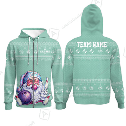 Zip Hoodie||Turquoise