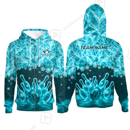 Zip Hoodie||Turquoise