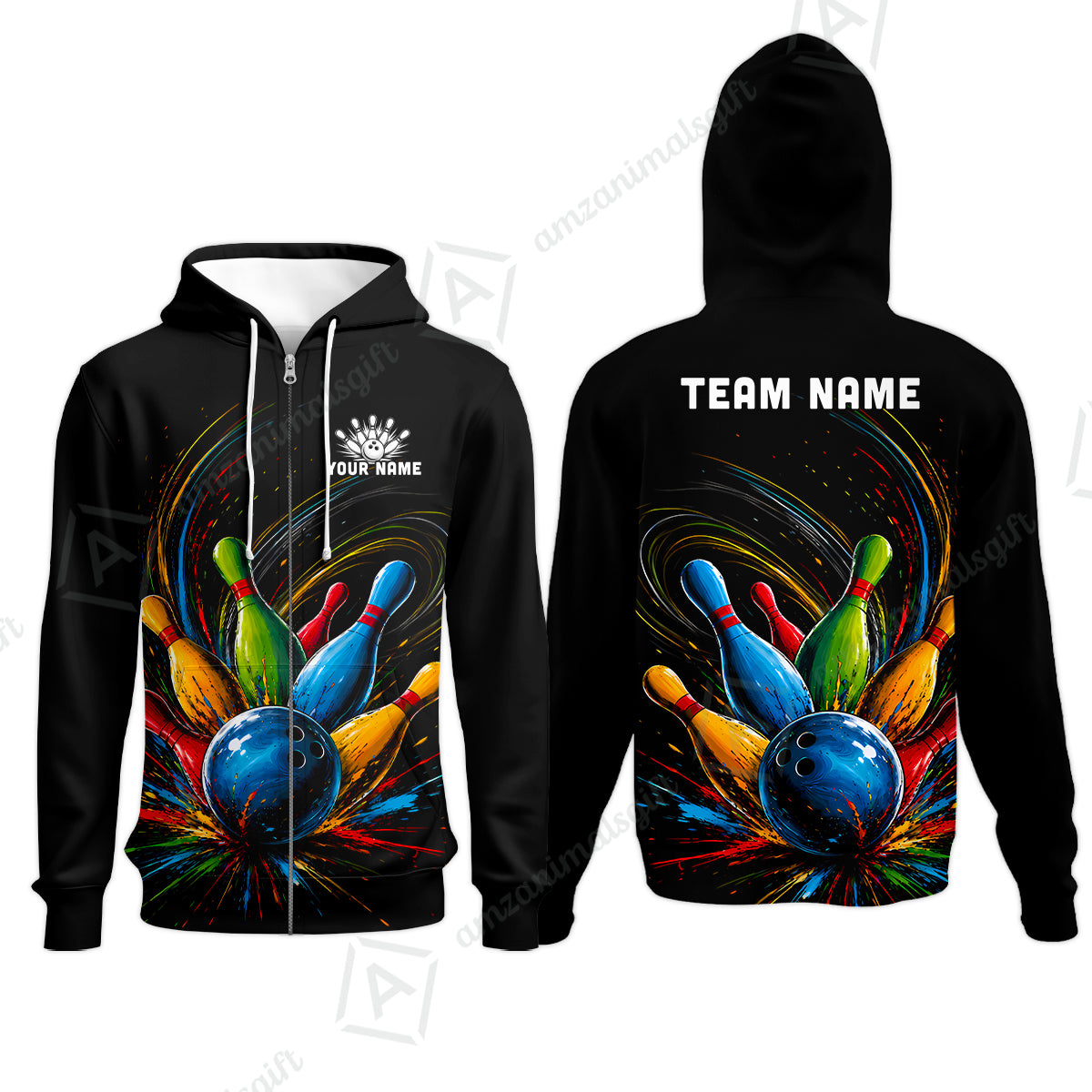 Zip Hoodie||