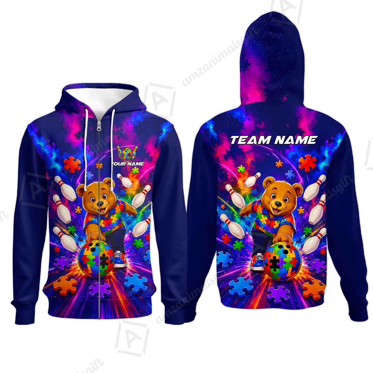 Zip Hoodie||