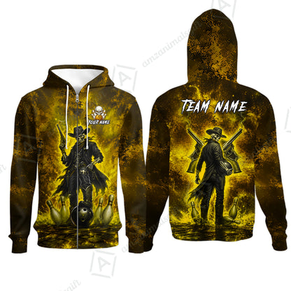 Zip Hoodie||Yellow