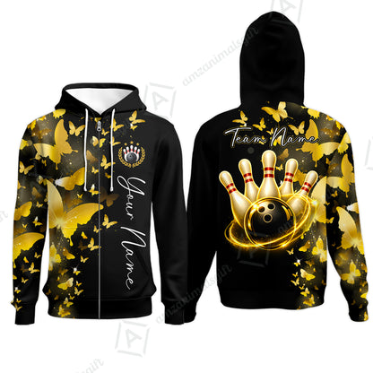 Zip Hoodie||Yellow