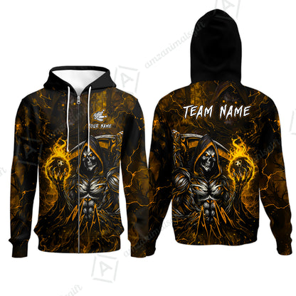 Zip Hoodie||Yellow