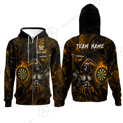 Zip Hoodie||Yellow
