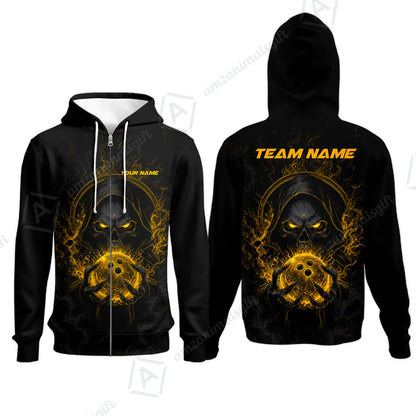 Zip Hoodie||Yellow