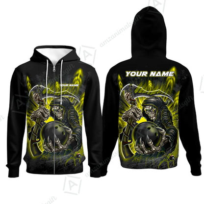 Zip Hoodie||Yellow
