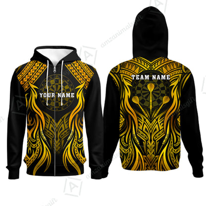 Zip Hoodie||Yellow