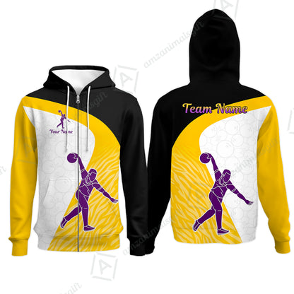 Zip Hoodie||Yellow