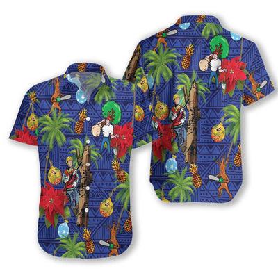 Arborist Hawaiian Shirt, Arborist Tropical Palm Tree Aloha Shirt For Men - Gift For Arborist, Husband, Boyfriend, Family, Friends - Amzanimalsgift