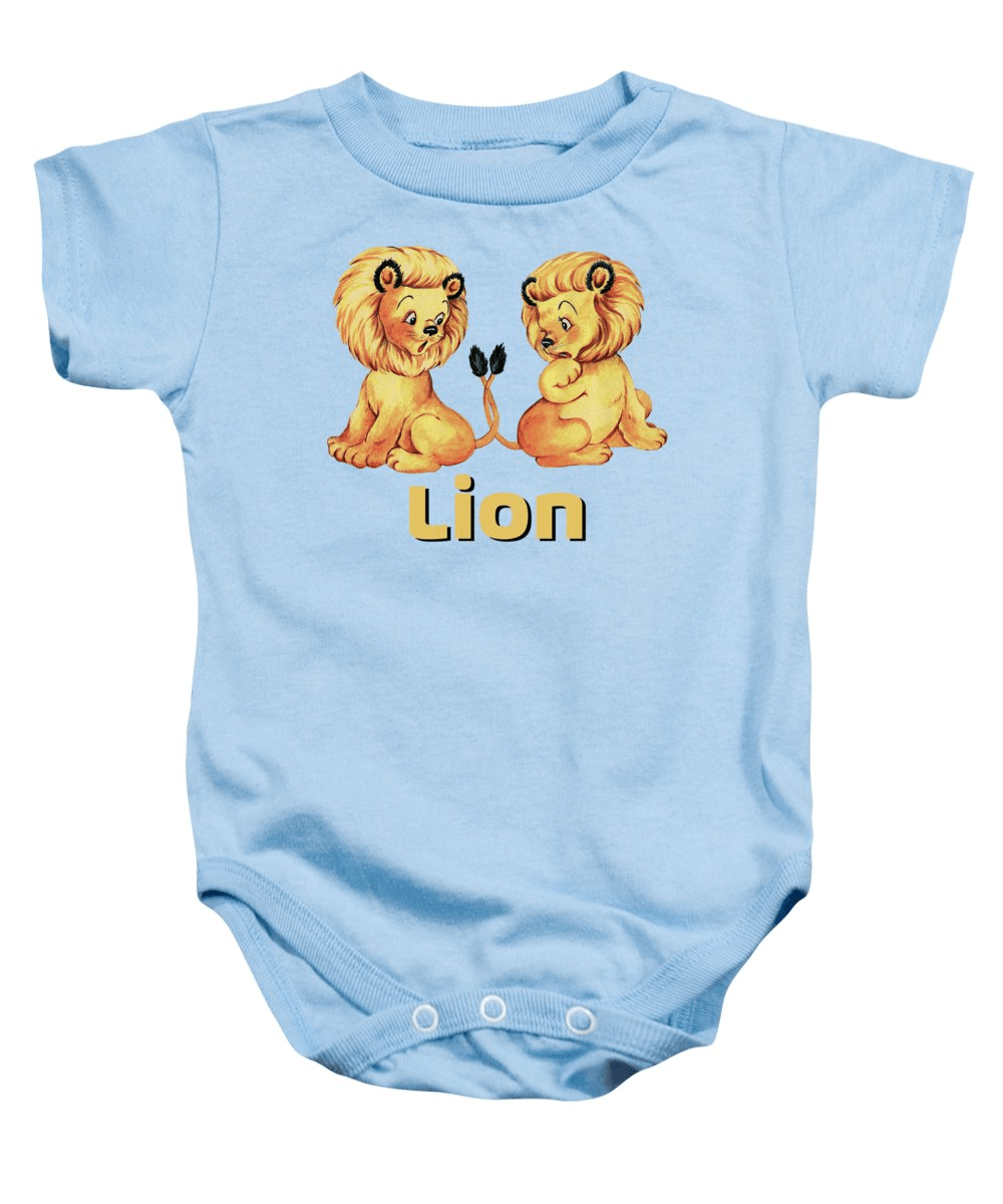 Baby Lion Baby Onesies, Animal Onesie, Newborn Onesies - Perfect Gift For Baby, Baby Gift Onesie - Amzanimalsgift