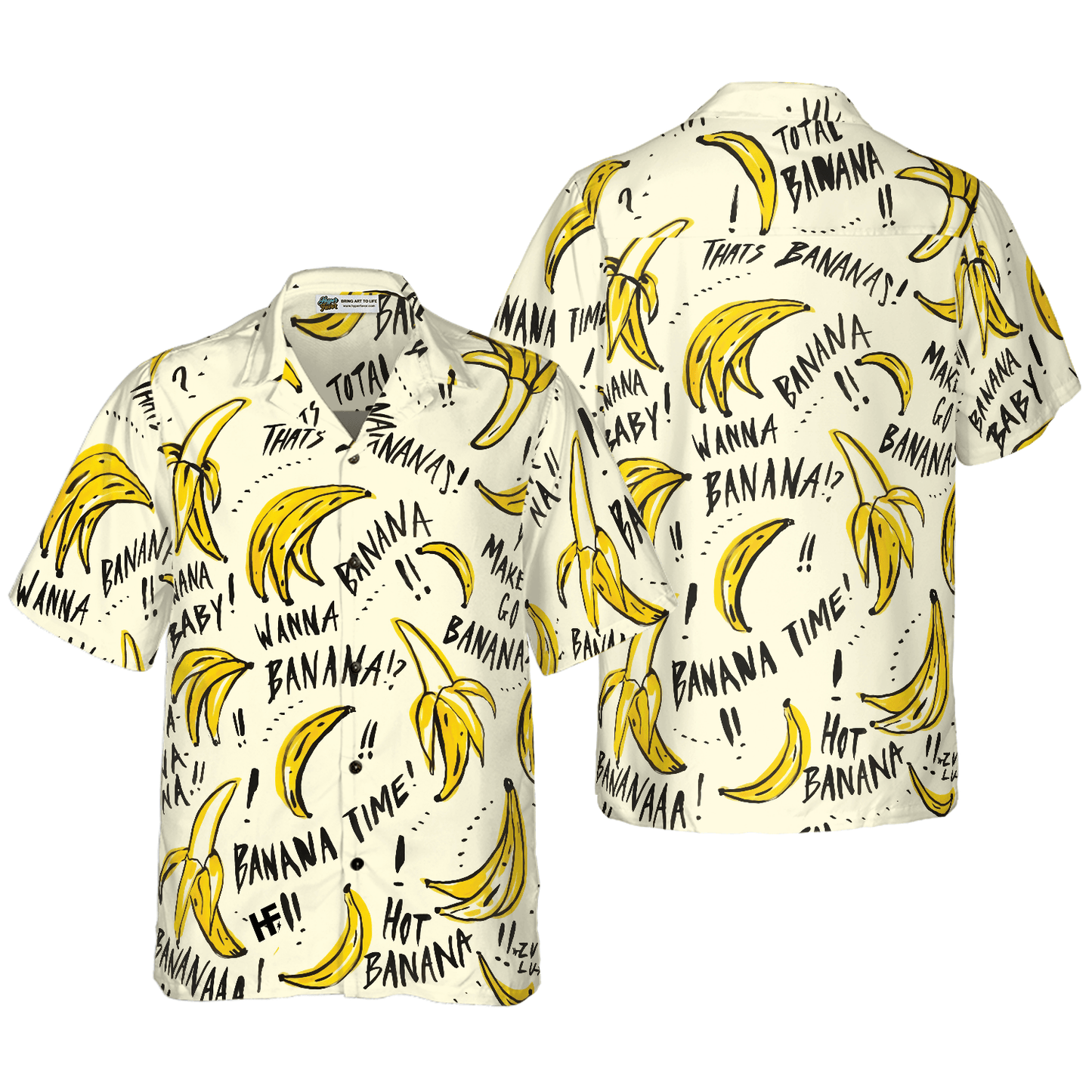 Banana Quote Hawaiian Shirt, Colorful Summer Aloha Shirt For Men Women, Perfect Gift For Friend, Team - Amzanimalsgift