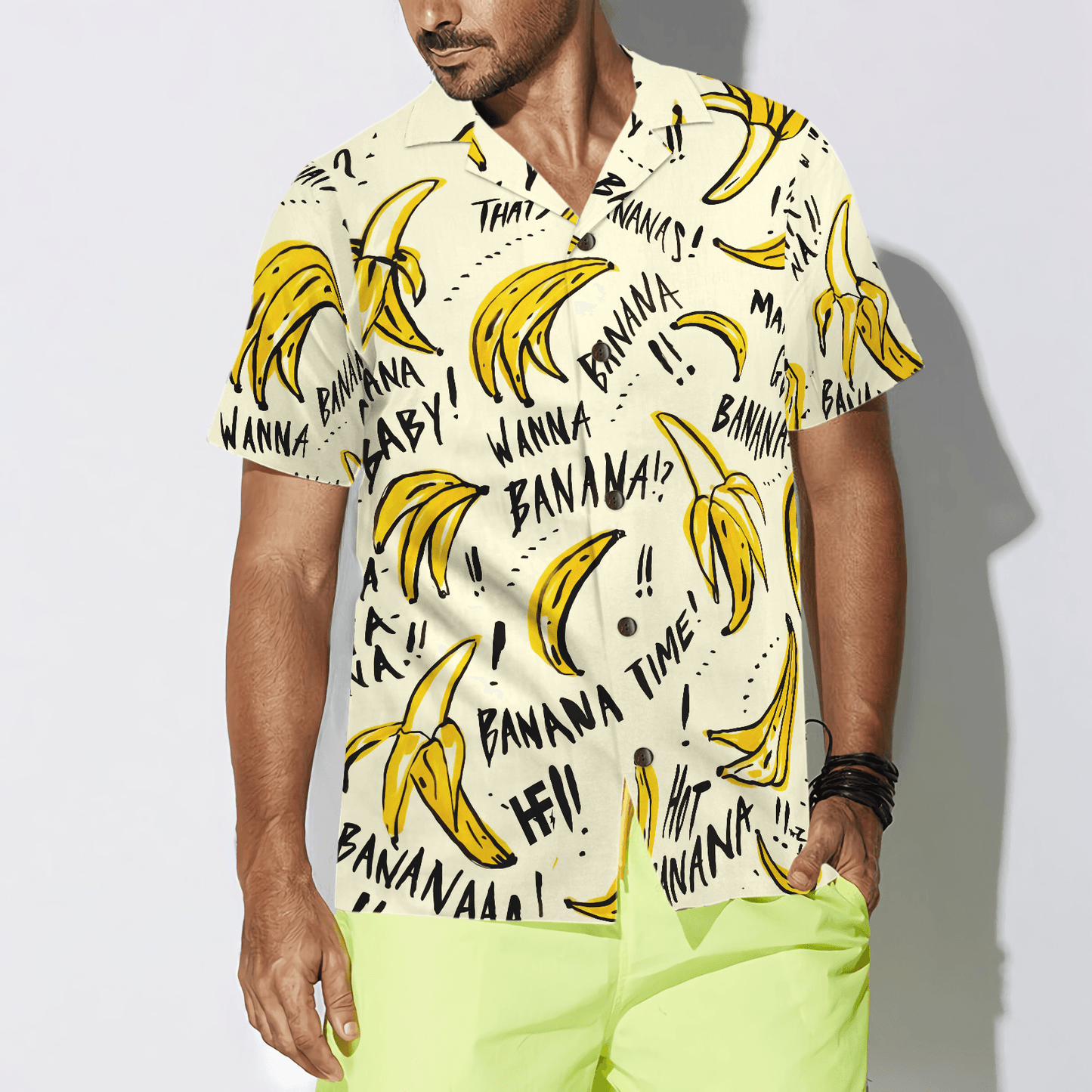 Banana Quote Hawaiian Shirt, Colorful Summer Aloha Shirt For Men Women, Perfect Gift For Friend, Team - Amzanimalsgift