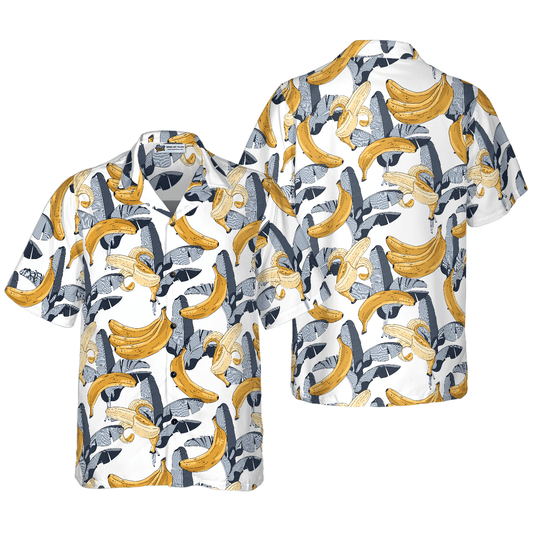 Banana Tropical Hawaiian Shirt, Colorful Summer Aloha Shirt For Men Women, Perfect Gift For Friend, Family, Team - Amzanimalsgift