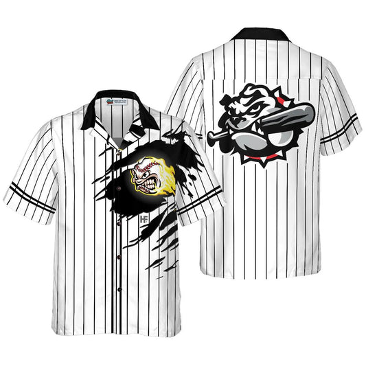Baseball Aloha Hawaiian Shirt, Baseball Fireball Hawaiian Shirt For Summer, Baseball Aloha Shirt - Perfect Gift For Men, Women, Friend, Family - Amzanimalsgift