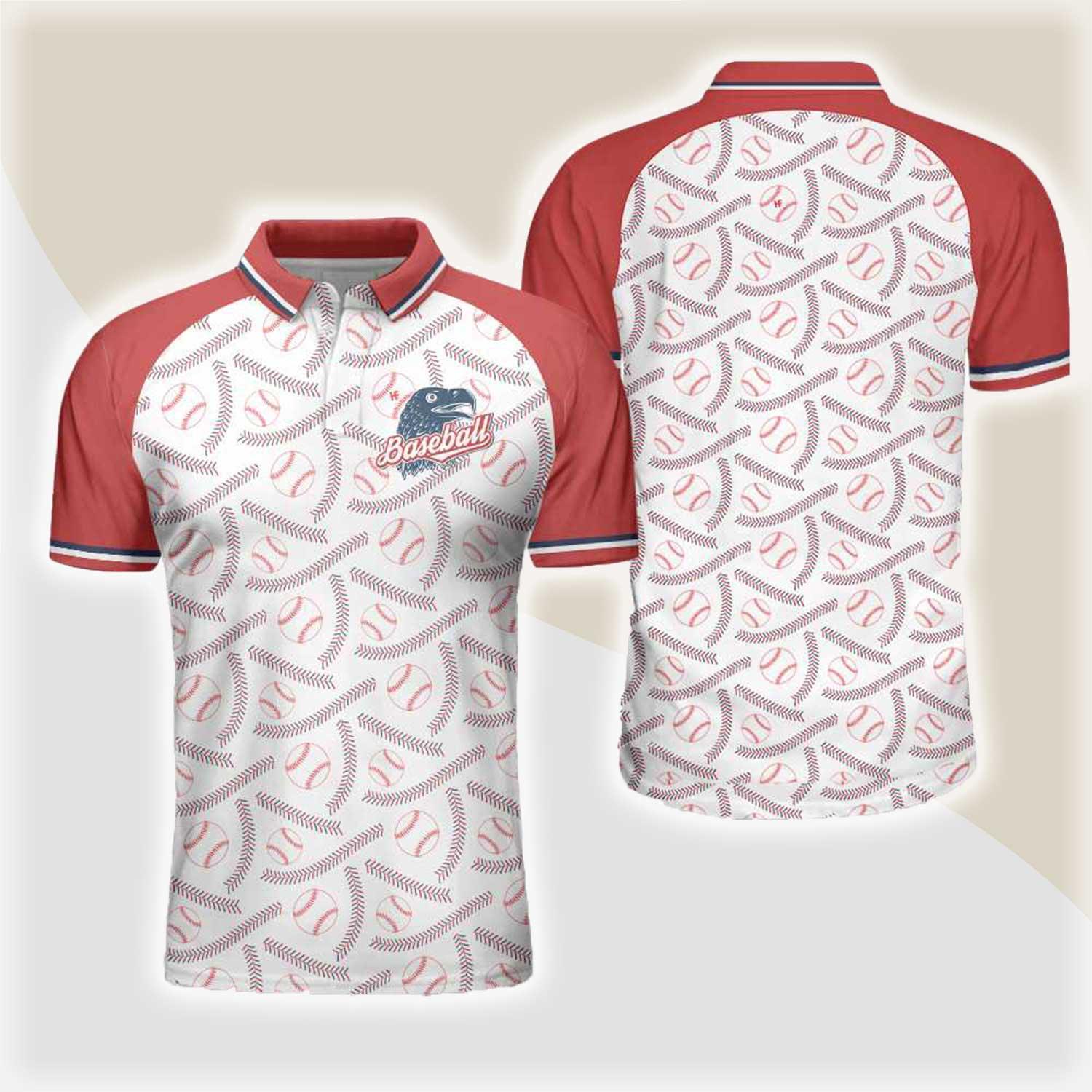 Baseball And Patriot Men Polo Shirt, Wide Shoulder Baseball Pattern Polo Shirt, Best Baseball Shirt For Men, Gift For Baseball Lovers - Amzanimalsgift