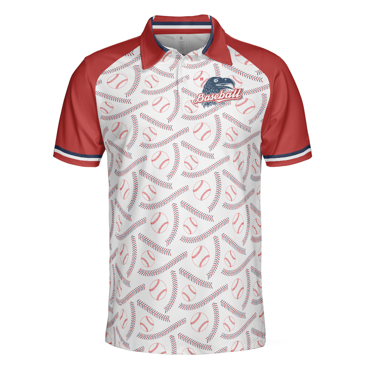 Baseball And Patriot Men Polo Shirt, Wide Waist Baseball Pattern Polo Shirt, Best Baseball Shirt For Men, Gift For Baseball Lovers - Amzanimalsgift
