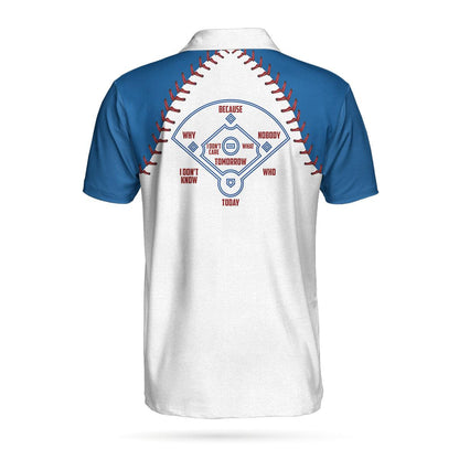 Baseball Customized Name Number Men Polo Shirts, Personalized Baseball Pattern Polo Shirt, Baseball Court Men Polo Shirt - Gift For Men, Baseball Lovers - Amzanimalsgift