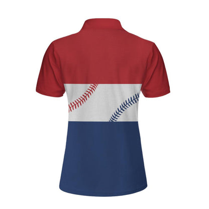 Baseball Customized Name Women Polo Shirt, Best Personalized Gift Idea For Ladies - Best Gift For Baseball Lovers, Baseball Players - Amzanimalsgift