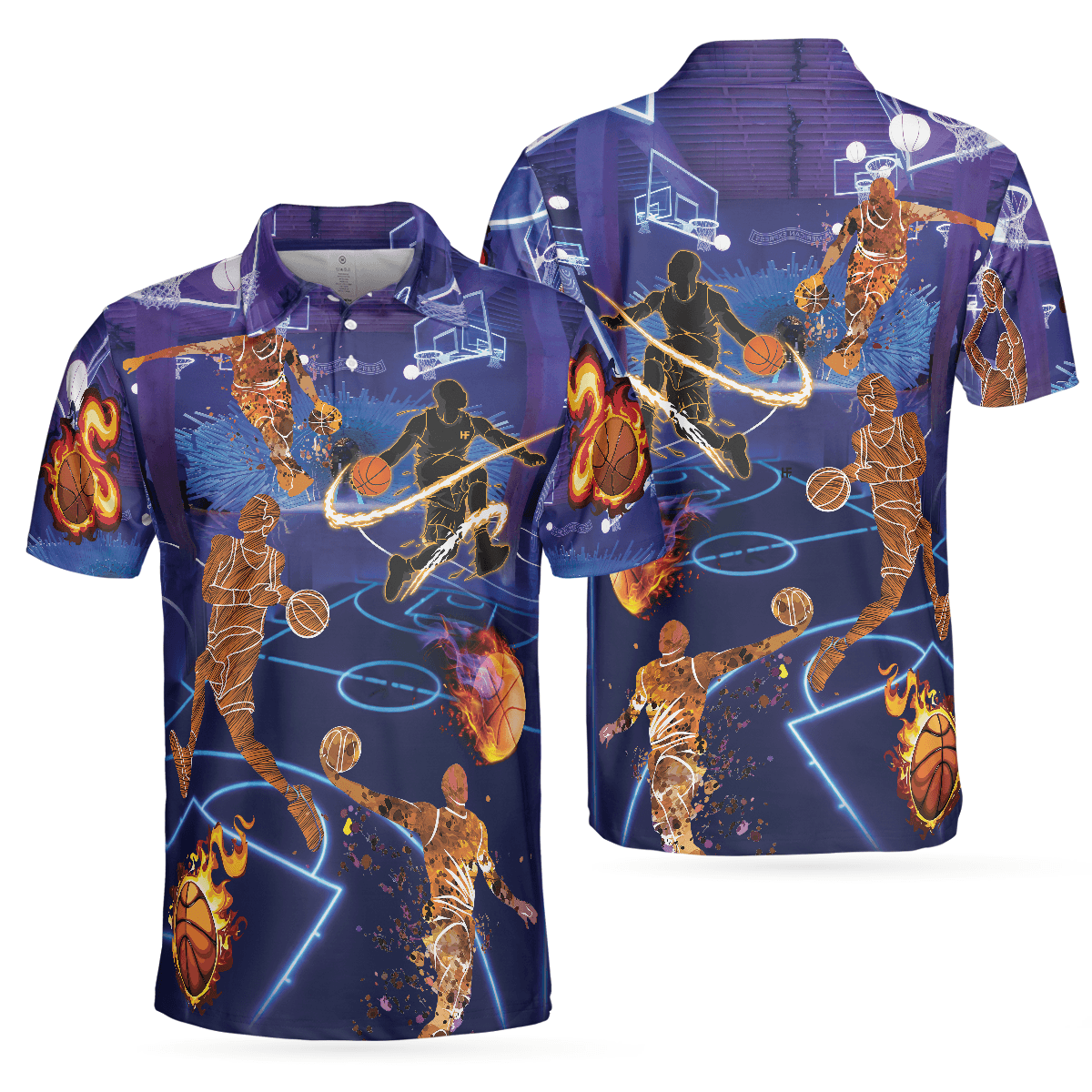 Basketball Men Polo Shirt, It's In My DNA, Blue Basketball Shirt Design, Basketball Team Polo Shirt - Gift For Men, Basketball Lovers - Amzanimalsgift