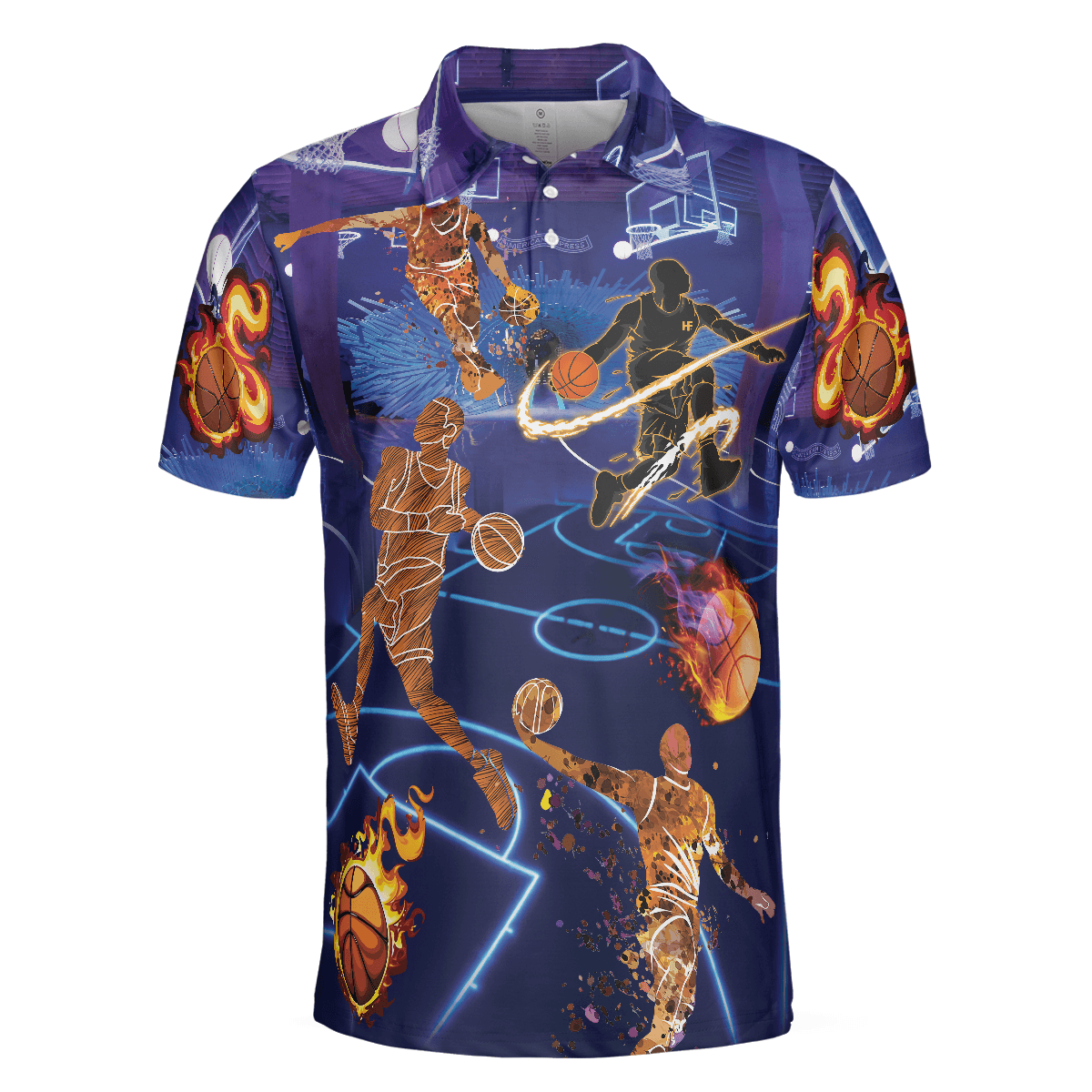 Basketball Men Polo Shirt, It's In My DNA, Blue Basketball Shirt Design, Basketball Team Polo Shirt - Gift For Men, Basketball Lovers - Amzanimalsgift