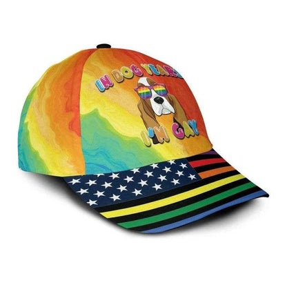Beagle LGBT Cap, Beagle In Dog Years I'm Gay Pride Rainbow Colors Classic Cap Hat For Men And Women, Perfect LGBT Gift For Friend, Couple, Dog Lovers - Amzanimalsgift