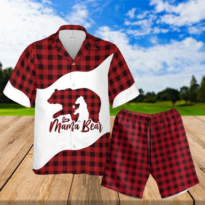 Bear Aloha Hawaiian Shirt - Mama Bear Life Mom Hawaiian Shirt, Bear Mom Hawaiian Shirt For Men & Women, Bear Lover - Amzanimalsgift