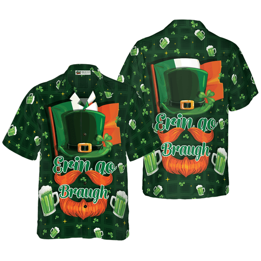 Beer Hawaiian Shirt, Ireland Forever Beer And Green Seamless Hawaiian Shirt, Colorful Summer Aloha Shirt For Men Women, Gift For Friend, Family - Amzanimalsgift