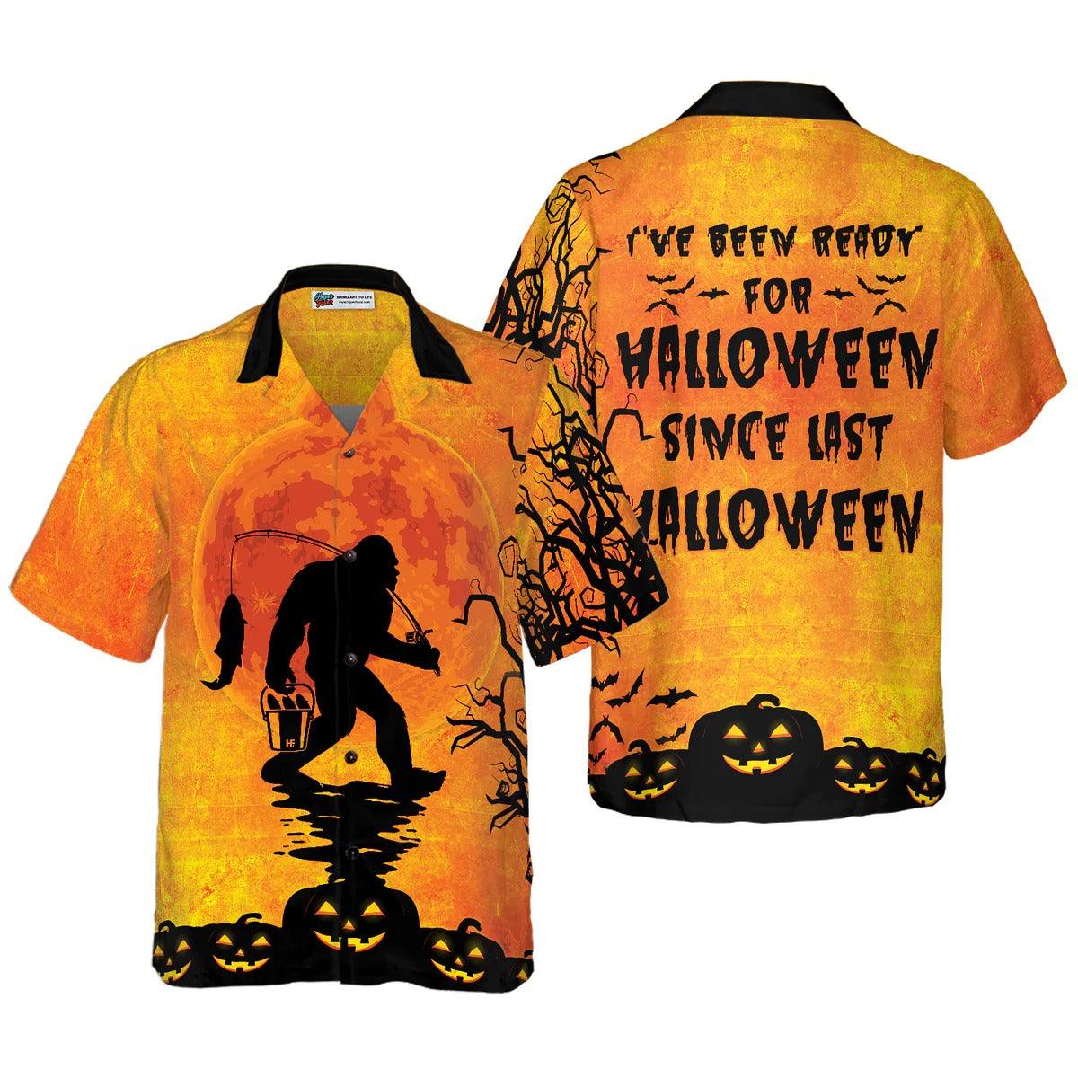 BigFoot Has Been Ready For Halloween Hawaiian Shirt, Unique Halloween Shirt For Men And Women - Perfect Gift For Halloween, Friend, Family - Amzanimalsgift