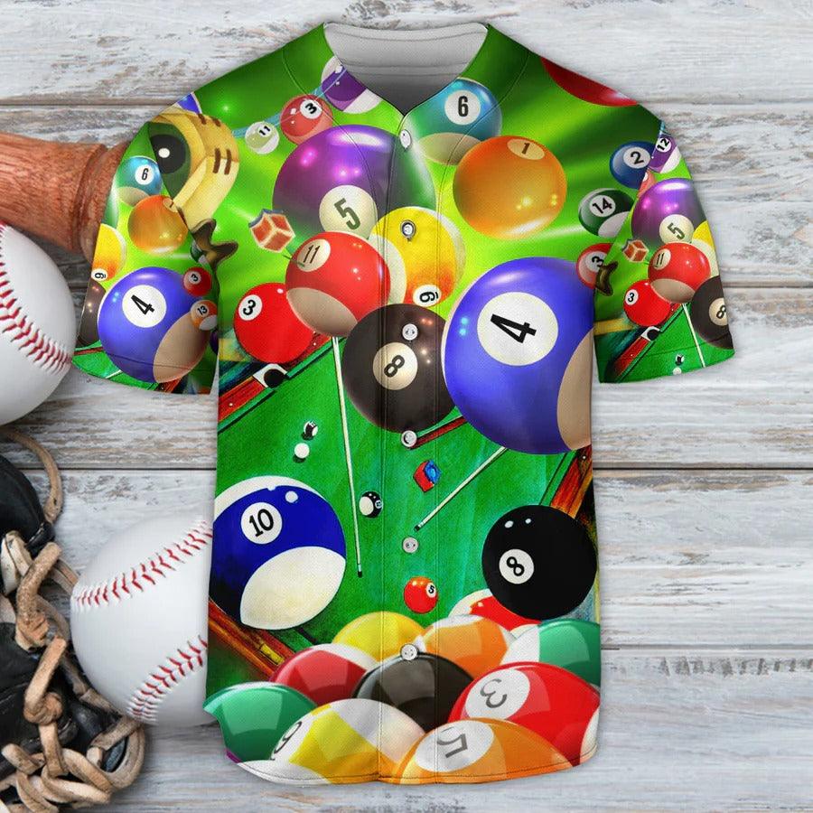 Billiard Baseball Jersey, Billiard Where's The Cue Ball Baseball Jersey For Men And Women - Perfect Gift For Billiard Lovers, Billiard Players - Amzanimalsgift