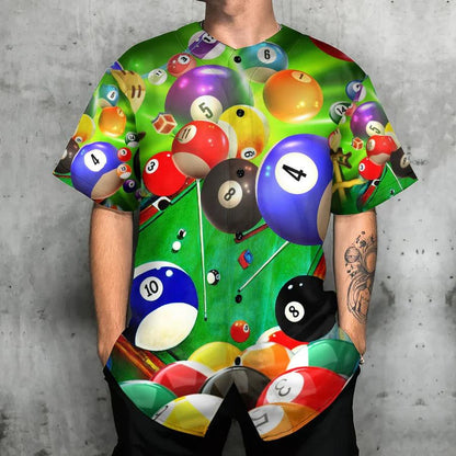Billiard Baseball Jersey, Billiard Where's The Cue Ball Baseball Jersey For Men And Women - Perfect Gift For Billiard Lovers, Billiard Players - Amzanimalsgift